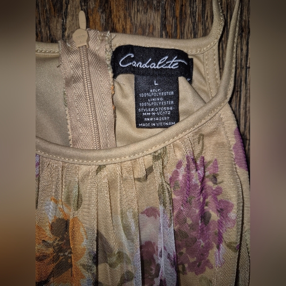 Floral Print Halter Neck Long Dress - Picture 3 of 5